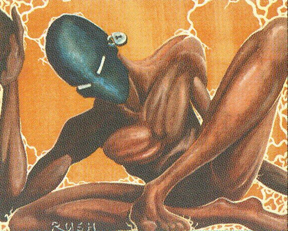 mtg imprison card Imprisoned in the Moon (#1102) (borderless)