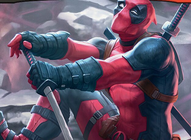 deadpool mtg card Magic the Gathering, Secret Lair: Secret Lair x Marvel's Monster Games Sacrifice this creature Deadpool, Trading Card (Commander) |