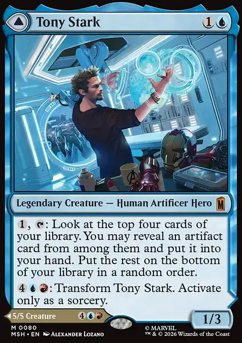 mtg iron man commander deck EDH Deck Man, Titan of Innovation 100 Magic Cards Custom Deck Izzet Artifacts Marvel 1 Artist Marvel Precon Commanders : r/custommagic