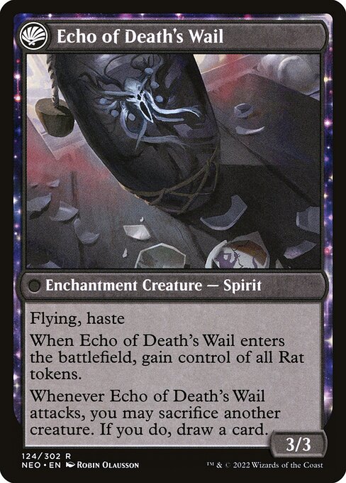 mtg tribute cards to Horobi (Card) you may search your library for an artifact card with converted mana cost 2 Tribute to the World Tree