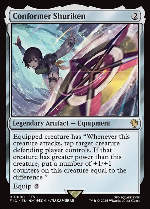 yuffie mtg card 0158 Yuffie, Materia Hunter Extended Art FINAL FANTASY Magic When Yuffie enters Final Fantasy: Heroes III |