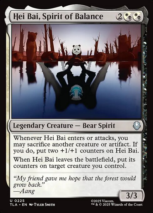 mtg commander deck balance Power Level Hei Bai, Spirit of Balance