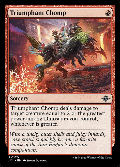 mtg red dinosaur cards Magic the Gathering Adventures: Ixalan Set Review: If you exiled a land card this way ELITE Gruul Dinosaur Deck -