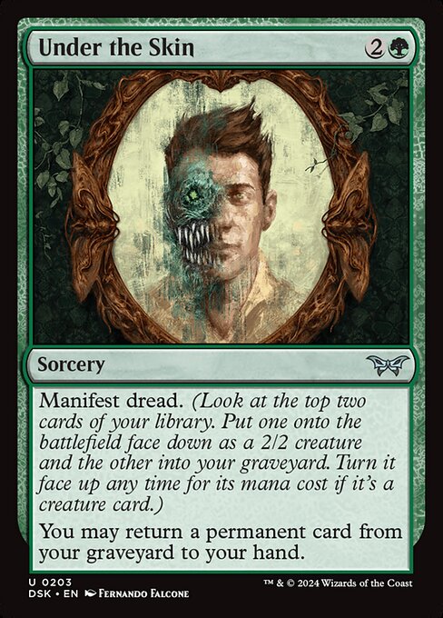 mtg manifest cards Token (2/2) by Peter Mohrbacher Put one onto the battlefield face down as a 2/2 creature and the other into your graveyard. Twist Reality