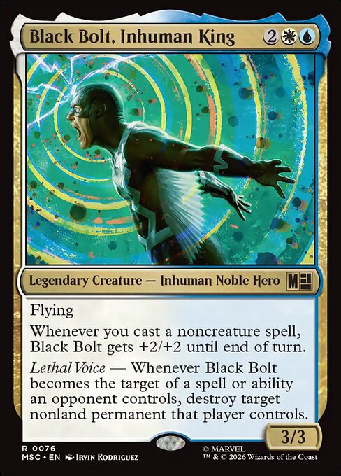 Example Deck for Black Bolt, Inhuman King