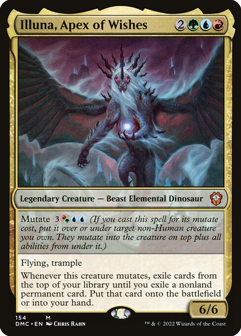 king ghidorah mtg commander deck Illuna, Apex of Wishes (Commander)