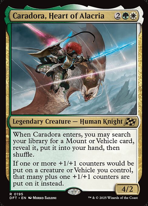 Example Deck for Caradora, Heart of Alacria