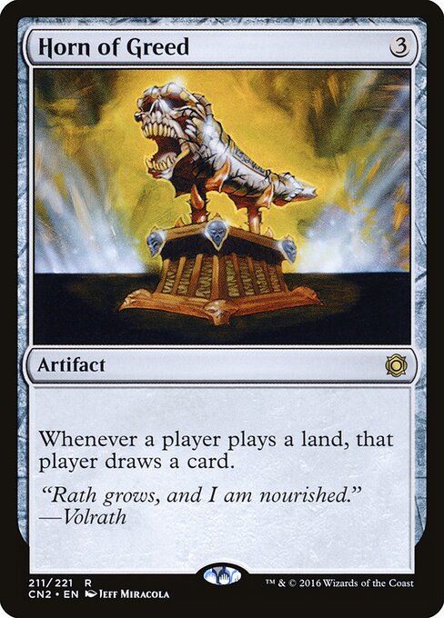 mtg greed card Pot of combo in magic game All cards will be carefully packed for safe transit Horn of Greed (Card) |