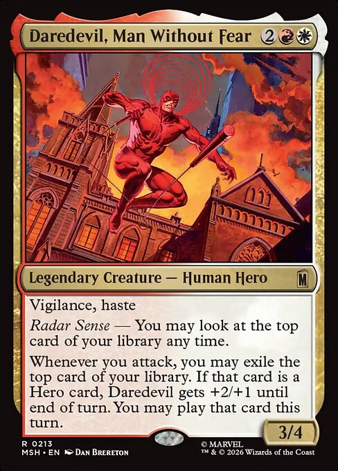 Example Deck for Daredevil, Man Without Fear