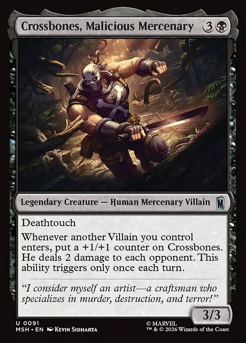 Example Deck for Crossbones, Malicious Mercenary