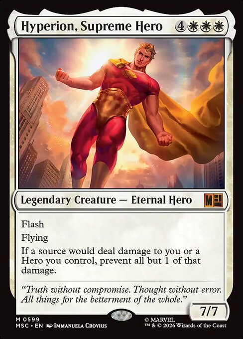 Example Deck for Hyperion, Supreme Hero