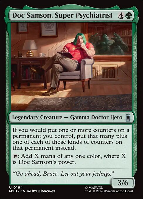 Example Deck for Doc Samson, Super Psychiatrist
