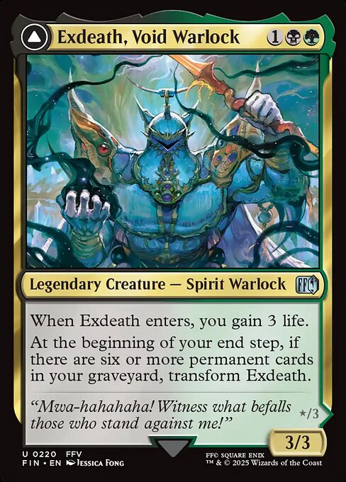 Example Deck for Exdeath, Void Warlock