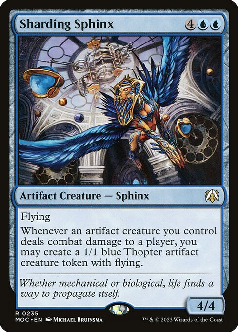 sphinx cards mtg Magic The Gathering protection from red and from green Unesh, Criosphinx Sovereign - Sphinx