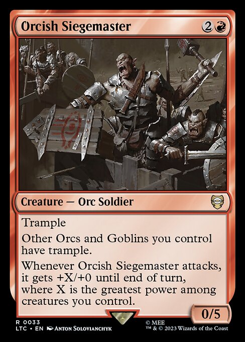 mtg orc commander deck Saruman, the White Hand LotR AMASS ORCS Spells Magic Custom Comman  CommanderComplete Orc Deck Box - Etsy