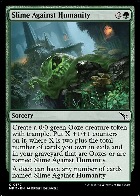 all ooze cards mtg Necrotic (Foil Etched) [Double Masters 2022] block) closed.class Ooze Garden