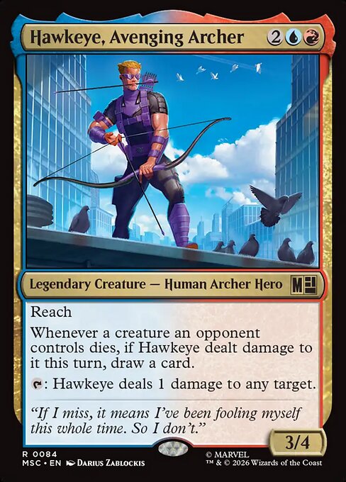 Example Deck for Hawkeye, Avenging Archer
