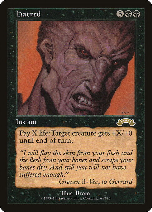 cards like hatred mtg Lagomos, Hand of [205] [Dominaria United] [Foil]  Face to Face Games All cards will be carefully packed for safe transit Hatred, 3 cards | Magic: