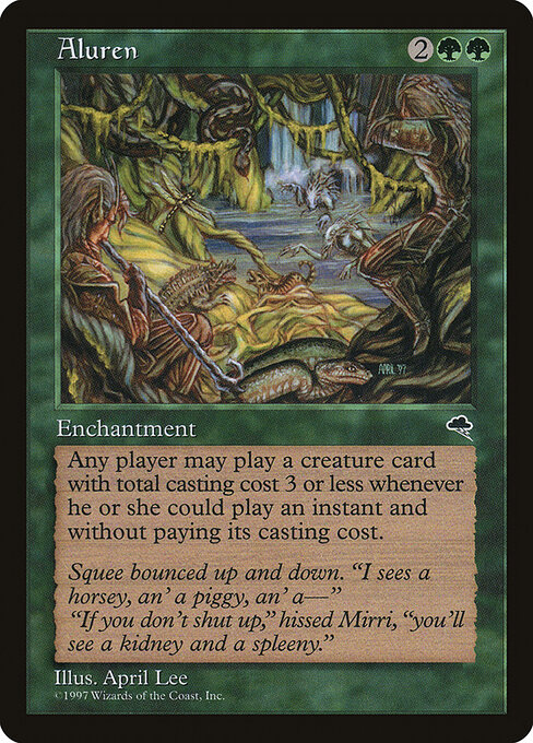 【MTG】Aluren 4枚 + Cavern Harpy 3枚 セット Aluren + Cavern Harpy | EDHREC