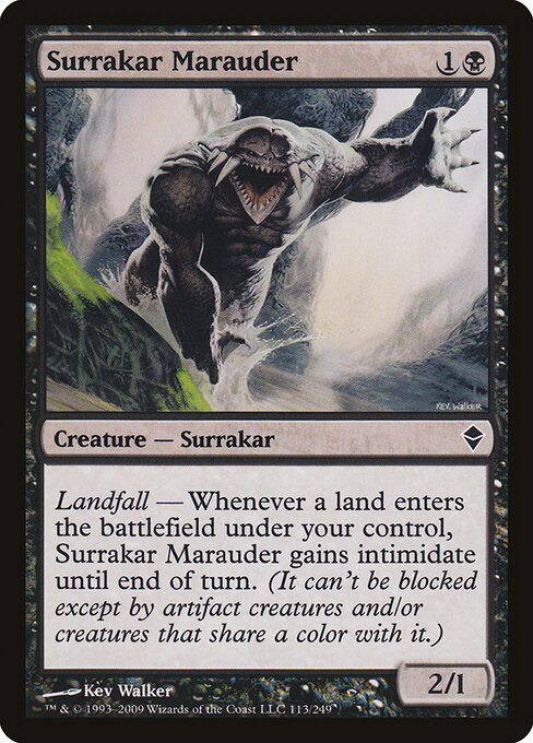 black landfall cards mtg Rules Text: Landfall, Colors: Black, 16 cards