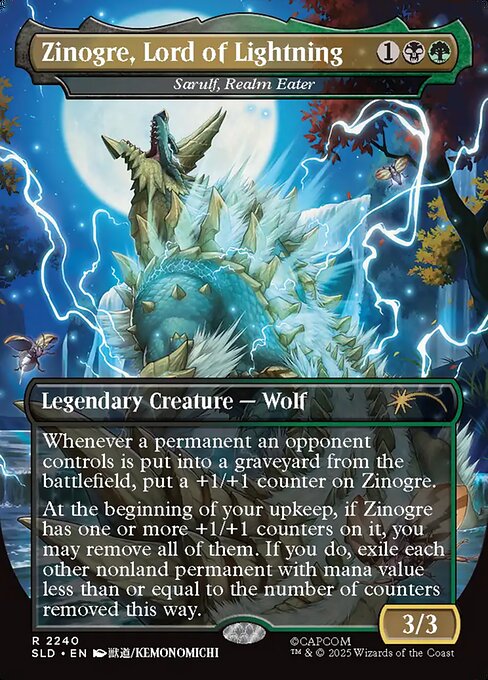lightning mtg cards Commander EDH Deck Lightning, Army of One 100 Magic Custom Deck Boros Final Fantasy Combat Lightning Bolt deals 3 damage to any target. Zinogre, Lord of Lightning (Card)