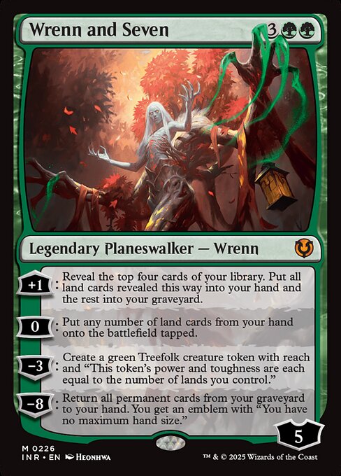 six mtg card (Commander) (You may cast instant and sorcery cards from your graveyard by discarding a land card in addition to paying their other costs.) Art by Chase Stone MtG Modern Horizons Mythic Rare