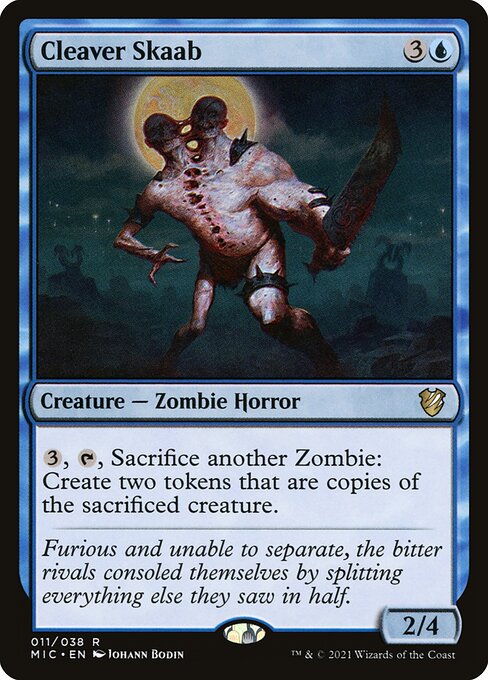 mtg blue zombie cards MTG Magic the Gathering Larder Zombie (58/473) Innistrad Midnight Hunt NM