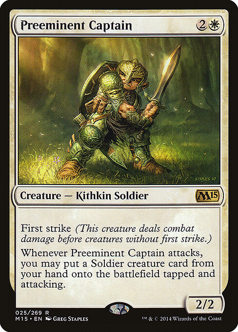 mtg white soldier commander deck Mono-White Soldiers