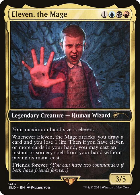 dustin mtg card Secret Lair X Stranger Things