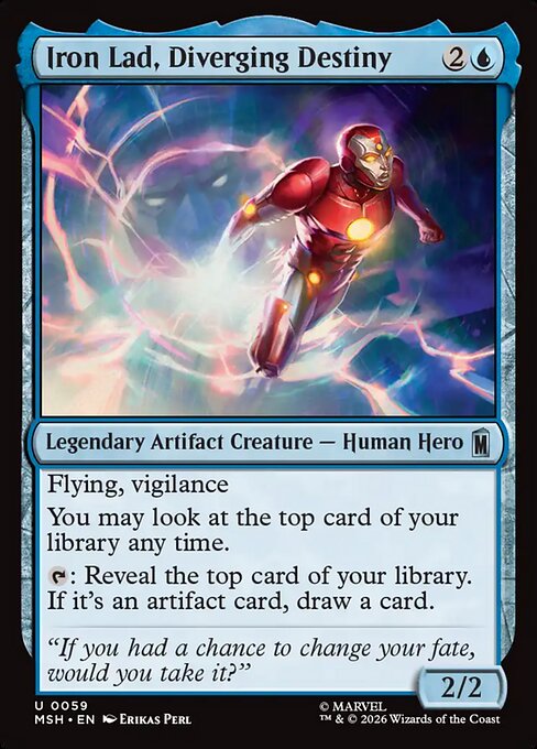Example Deck for Iron Lad, Diverging Destiny