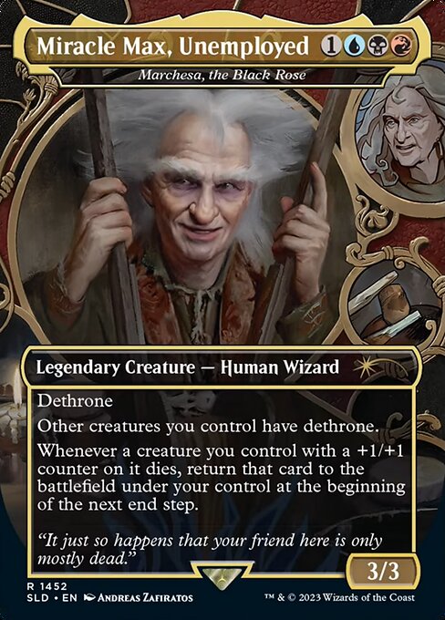 mtg miracle commander deck Player-Built Decks In English Magic: The Gathering - Duskmourn Commander Bundle (Miracle Worker & Death Toll) making it the perfect choice for intense battles with friends Miracle Max, Unemployed (Commander) |