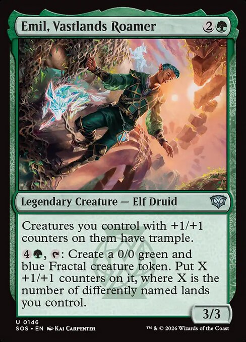 Example Deck for Emil, Vastlands Roamer