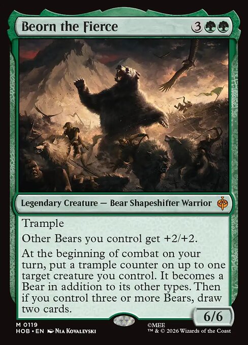 best bear cards mtg Magic The Gathering - Grizzly Bears EDH Bear Deck - Commander