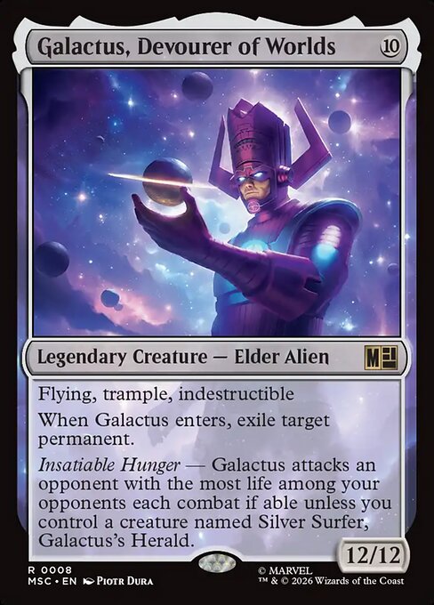 Example Deck for Galactus, Devourer of Worlds