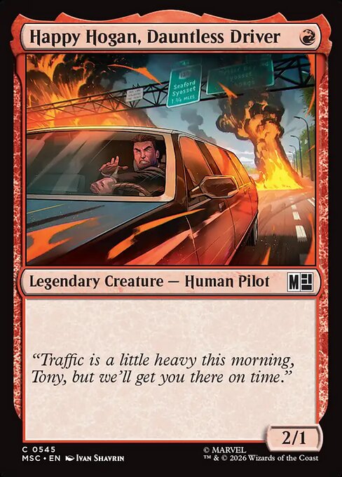 Example Deck for Happy Hogan, Dauntless Driver