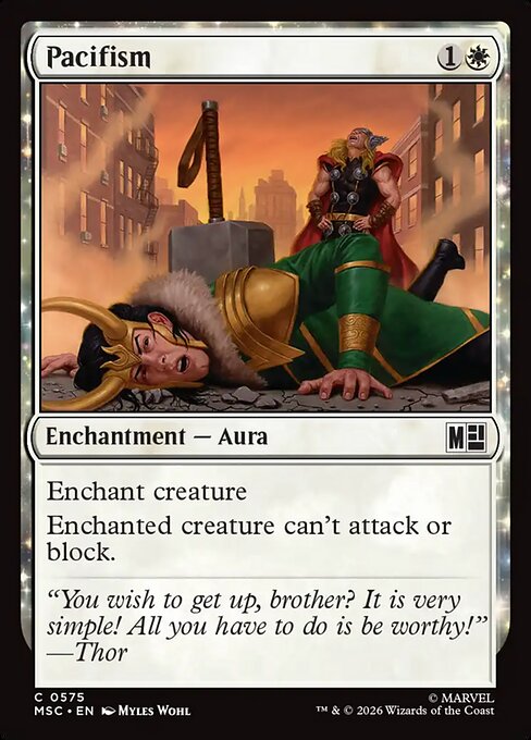 mtg cards like pacifism - Tempest Remastered #22 (English) Enchant creature Enchanted creature cant attack or block. Pacifism - Magic the Gathering