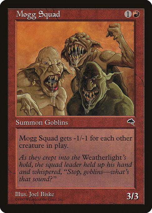 mtg cards with squad Referee [March of the Machine] (Your party consists of up to one each of Cleric Mogg Squad (Card) | EDHREC