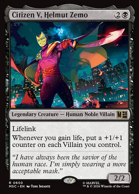 Example Deck for Citizen V, Helmut Zemo