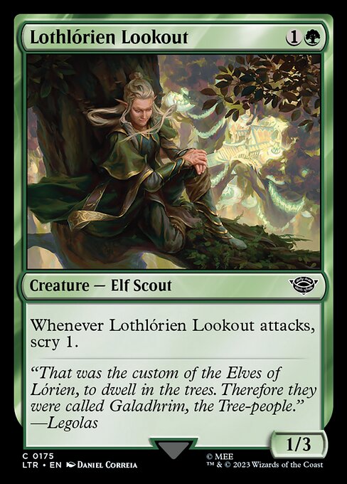 lotr mtg elvish cards Magic: The Gathering The Lord of The Rings: Tales of Middle-Earth Scene Box Other Elf creatures you control get +1/+1. Magic the Gathering [065] LORWYN