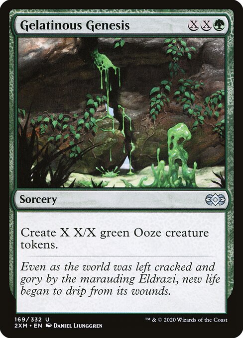 genesis mtg card Gelatinous (Card) where X is that card’s converted mana cost. Genesis Ultimatum - MTG Single