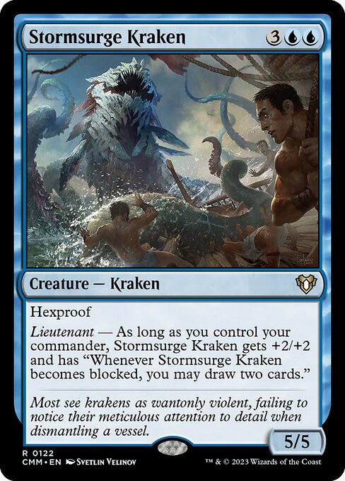 mtg best kraken cards Stormsurge | Commander Masters cast it without paying its mana cost Mtg Theros Beyond Death Rare
