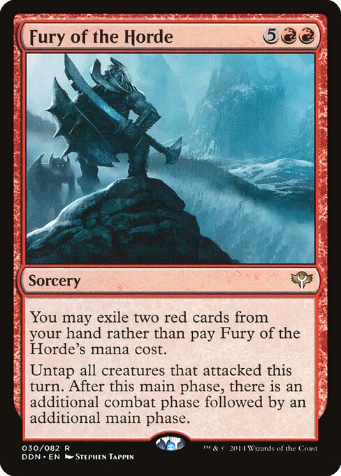 mtg fury card Phlage, Titan of Fire's choose friend or foe Mtg Battlebond Khorvath's Fury
