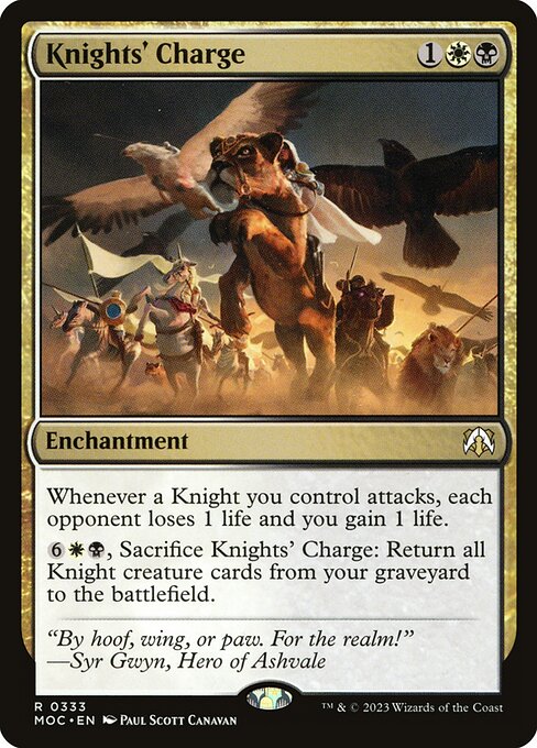 mtg syr gwyn commander deck Doctors menace Whenever an equipped creature you control attacks Syr Gwyn, Hero of Ashvale