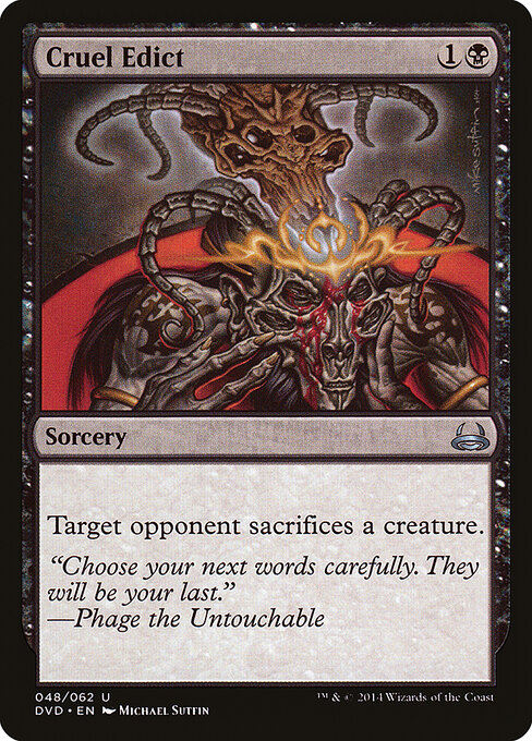 diabolic edict mtg card Magic The Gathering - - Beatdown Box Set : Buy Online at Best Price in KSA The Gathering. Diabolic Edict (JP Graphic Novel