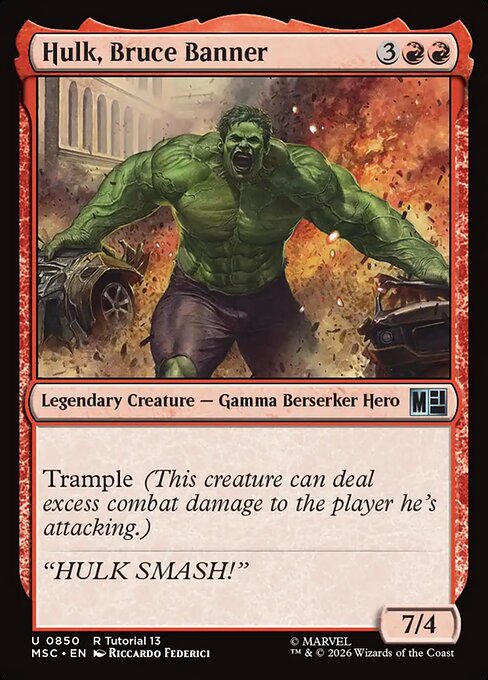 Hulk, Bruce Banner (Commander) | EDHREC