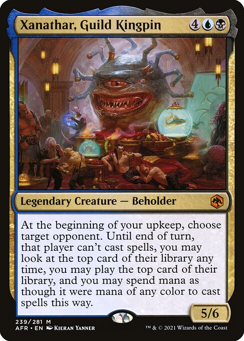xanathar mtg commander deck Xanathar, Guild Kingpin (Commander)