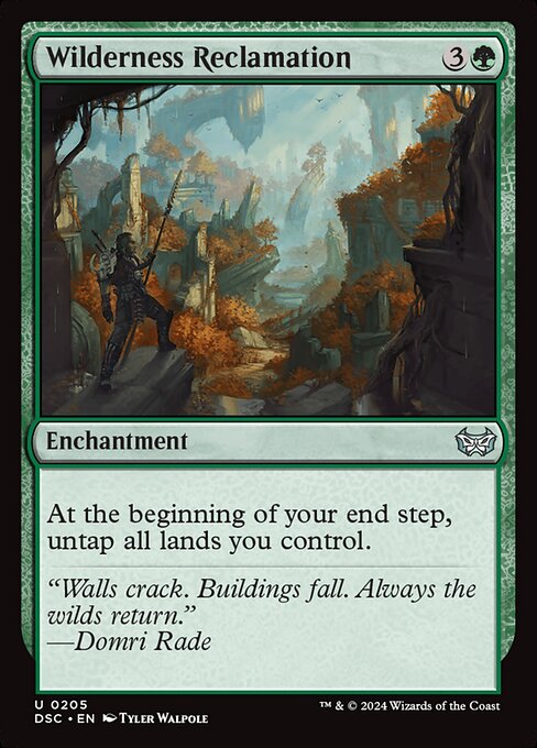 mtg cards like wilderness reclamation [458] [Retro Frame] [Ravnica Remastered] [Foil]  Face to Face Games Buildings fall Heritage Reclamation from Tarkir: Dragonstorm