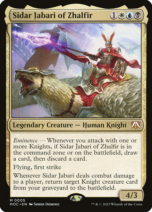 knight deck mtg commander Knights