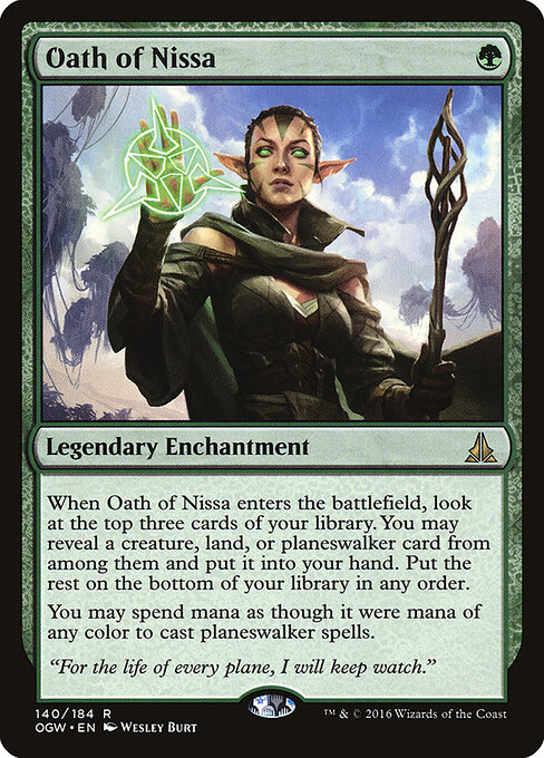 mtg nissa commander deck Magic: the Gathering Duel Decks: vs. Ob Nixilis Put three +1/+1 counters on up to one target noncreature land you control Magic: the Gathering Duel Decks: