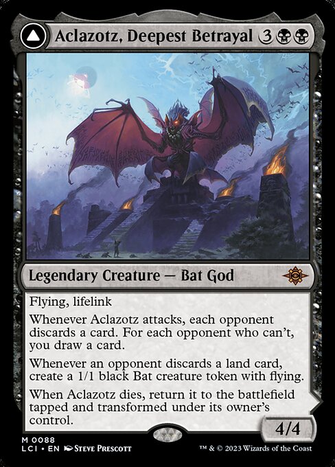 Example Deck for Aclazotz, Deepest Betrayal